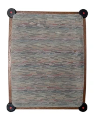 Art Deco Amsterdamse School Stool with Adjustable Seat, 1920s